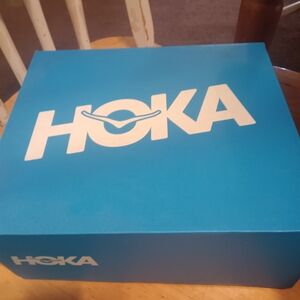 HOKA Blue Shoe Box